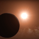 Artist’s concept of Proxima b orbiting Proxima Centauri. (Image: ESO./L. Calçada/Nick Resigner)